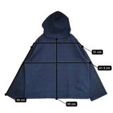 45R/45rpm ダンボールニットのフーディ（インディゴ） 定価44000円 パーカー ネイビー レディース フォーティーファイブアールピーエム【中古】6-0202M∞