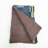 45R/45rpm 4545祭り 限定 パッチワーク つぎはぎ マフラー ネイビー 多色 レディース フォーティーファイブアールピーエム【中古】5-1112T◎