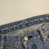 45R/45rpm おこめデニム海比古比女 定価20900円 サイズ33 デニムパンツ ブルー レディース フォーティーファイブアールピーエム【中古】6-0215G∞