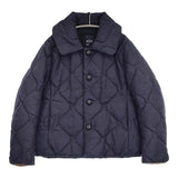 45R/45rpm ローラーオックスのアニーキルトブルゾン インディゴ リバーシブル 紺 レディース フォーティーファイブアールピーエム【中古】5-1018A♪