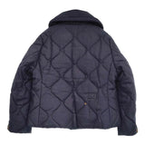 45R/45rpm ローラーオックスのアニーキルトブルゾン インディゴ リバーシブル 紺 レディース フォーティーファイブアールピーエム【中古】5-1018A♪