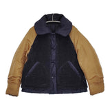 45R/45rpm ローラーオックスのアニーキルトブルゾン インディゴ リバーシブル 紺 レディース フォーティーファイブアールピーエム【中古】5-1018A♪