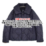 45R/45rpm ローラーオックスのアニーキルトブルゾン インディゴ リバーシブル 紺 レディース フォーティーファイブアールピーエム【中古】5-1018A♪