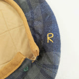 45R/45rpm 再びダックのベレー チェック 定価24200円 ベレー帽 ネイビー グレー レディース フォーティーファイブアールピーエム【中古】5-1112G◎