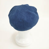 45R/45rpm コットンニットのベレー帽（インディゴ）定価19800円 ベレー帽 ネイビー レディース フォーティーファイブアールピーエム【中古】6-0212M◎