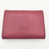 Longchamp カウハイドレザー 小銭入れ コインケース レッド レディース ロンシャン【中古】5-1130G∞