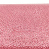 Longchamp カウハイドレザー 小銭入れ コインケース レッド レディース ロンシャン【中古】5-1130G∞