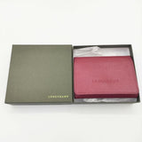 Longchamp カウハイドレザー 小銭入れ コインケース レッド レディース ロンシャン【中古】5-1130G∞