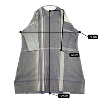 tamaki niime 新品 fuwa-T ALL 定価24200円 GY-BE-1020 Vネック ワンピース チャコールグレー レディース 玉木新雌/タマキニイメ【中古】5-1011M♪