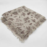 R&D.M.Co- licavuo別注 ガーゼショールスカーフ 定価8800円 ストール カーキ レディース オールドマンズテーラー【中古】5-1130G∞