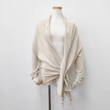 R&D.M.Co- コットンニット カシュクール カーディガン ベージュ レディース オールドマンズテーラー【中古】5-1222G◎