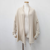 R&D.M.Co- コットンニット カシュクール カーディガン ベージュ レディース オールドマンズテーラー【中古】5-1222G◎