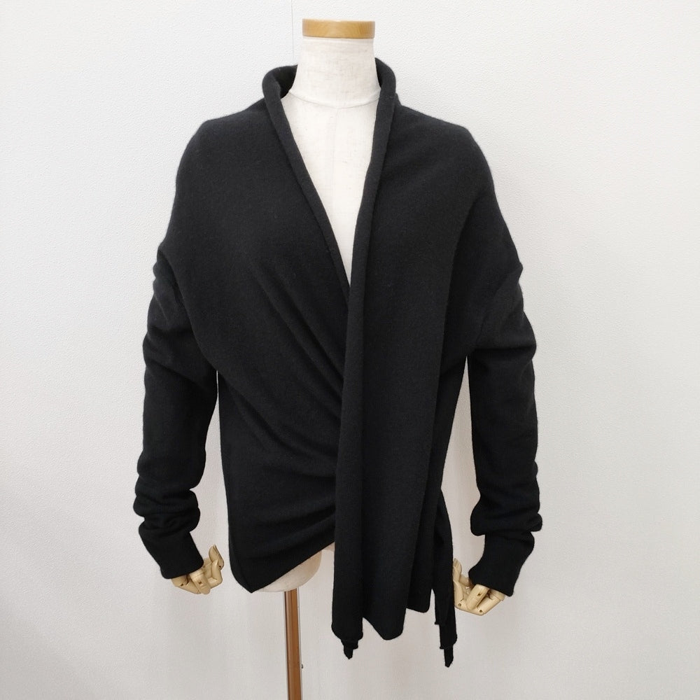 R&D.M.Co- ウールカシミヤ カシュクール カーディガン ブラック レディース オールドマンズテーラー【中古】5-1125T◎ R&D.M.Co- ウールカシミヤ カシュクール カーディガン ブラック