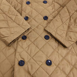 R&D.M.Co- キルティングダブルボタンコート 定価96800円 5840 コート ブラウン レディース オールドマンズテーラー【中古】5-1022T♪