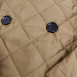 R&D.M.Co- キルティングダブルボタンコート 定価96800円 5840 コート ブラウン レディース オールドマンズテーラー【中古】5-1022T♪