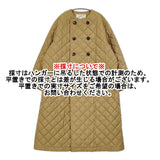 R&D.M.Co- キルティングダブルボタンコート 定価96800円 5840 コート ブラウン レディース オールドマンズテーラー【中古】5-1022T♪