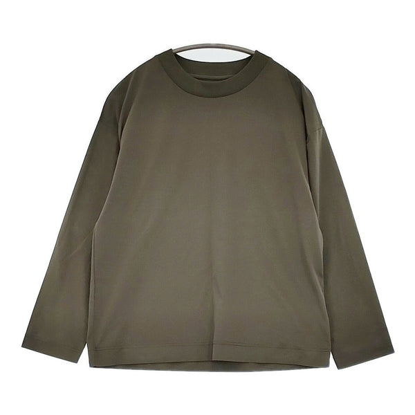 MARGARET HOWELL/Mizuno POLYESTER COTTON HIGH GAUGE PIQUE JERSEY Tシャツ 24AW カーキ レディース マーガレットハウエル/ミズノ【中古】5-1011M♪