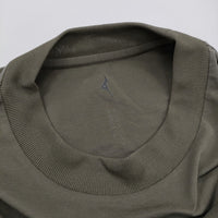 MARGARET HOWELL/Mizuno POLYESTER COTTON HIGH GAUGE PIQUE JERSEY Tシャツ 24AW カーキ レディース マーガレットハウエル/ミズノ【中古】5-1011M♪