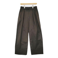 MARGARET HOWELL SOFT BRUSHED COTTON TWILL 2 定価39600円 578-5242201 パンツ 25AW ブラウン レディース マーガレットハウエル【中古】5-1011G♪