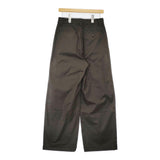 MARGARET HOWELL SOFT BRUSHED COTTON TWILL 2 定価39600円 578-5242201 パンツ 25AW ブラウン レディース マーガレットハウエル【中古】5-1011G♪