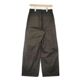 MARGARET HOWELL SOFT BRUSHED COTTON TWILL 2 定価39600円 578-5242201 パンツ 25AW ブラウン レディース マーガレットハウエル【中古】5-1011G♪