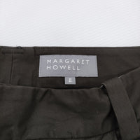 MARGARET HOWELL SOFT BRUSHED COTTON TWILL 2 定価39600円 578-5242201 パンツ 25AW ブラウン レディース マーガレットハウエル【中古】5-1011G♪