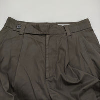 MARGARET HOWELL SOFT BRUSHED COTTON TWILL 2 定価39600円 578-5242201 パンツ 25AW ブラウン レディース マーガレットハウエル【中古】5-1011G♪