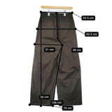 MARGARET HOWELL SOFT BRUSHED COTTON TWILL 2 定価39600円 578-5242201 パンツ 25AW ブラウン レディース マーガレットハウエル【中古】5-1011G♪