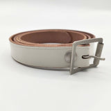 MHL. レザー革 ベルト オフホワイト レディース エムエイチエル【中古】5-1130G∞