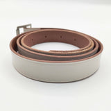 MHL. レザー革 ベルト オフホワイト レディース エムエイチエル【中古】5-1130G∞