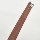 MHL. レザー革 ベルト オフホワイト レディース エムエイチエル【中古】5-1130G∞