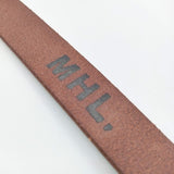MHL. レザー革 ベルト オフホワイト レディース エムエイチエル【中古】5-1130G∞