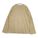 45R/45rpm 天竺 コットン サイズ5 長袖Ｔシャツ カットソー ロンＴ ベージュ メンズ フォーティーファイブアールピーエム【中古】5-1228M∞
