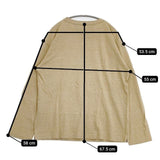 45R/45rpm 天竺 コットン サイズ5 長袖Ｔシャツ カットソー ロンＴ ベージュ メンズ フォーティーファイブアールピーエム【中古】5-1228M∞