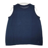 45R/45rpm インディゴアイスコットンNO SLEEVE TOP 定価25300円 ベスト セーター ニット ネイビー レディース フォーティーファイブアールピーエム【中古】6-0510S∞