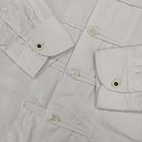 45R/45rpm オックスフォードの908エイトノットシャツ 定価36300円 サイズ4 長袖シャツ ホワイト メンズ フォーティーファイブアールピーエム【中古】5-1228M∞