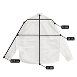 45R/45rpm オックスフォードの908エイトノットシャツ 定価36300円 サイズ4 長袖シャツ ホワイト メンズ フォーティーファイブアールピーエム【中古】5-1228M∞