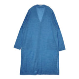 45R/45rpm ウォッシャブルウールロングカーディガン 定価35200円 カーディガン ブルー レディース フォーティーファイブアールピーエム【中古】5-1120T∞