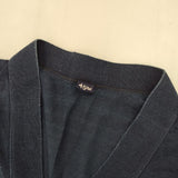 45R/45rpm インディゴアイスコットン908KNITTY CARDIGAN 定価33000円 サイズ5 カーディガン ネイビー メンズ フォーティーファイブアールピーエム【中古】5-1228M∞