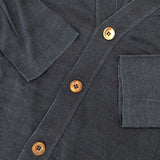 45R/45rpm インディゴアイスコットン908KNITTY CARDIGAN 定価33000円 サイズ5 カーディガン ネイビー メンズ フォーティーファイブアールピーエム【中古】5-1228M∞