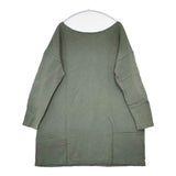 45R/45rpm スウェット チュニック丈 裏毛 ワンピース チュニック カーキ レディース フォーティーファイブアールピーエム【中古】5-1120T∞