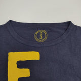 45R/45rpm ロゴ サイズ3 半袖Ｔシャツ カットソー ネイビー レディース フォーティーファイブアールピーエム【中古】6-0510S∞