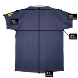 45R/45rpm ロゴ サイズ3 半袖Ｔシャツ カットソー ネイビー レディース フォーティーファイブアールピーエム【中古】6-0510S∞