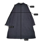 45R/45rpm インディゴ裏毛ロングCARDIGAN 定価37400円 コットン カーディガン ネイビー レディース フォーティーファイブアールピーエム【中古】5-1120T∞