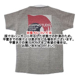 45R/45rpm サーフプリント 半袖Ｔシャツ カットソー グレー レディース フォーティーファイブアールピーエム【中古】6-0510S∞