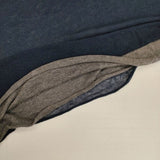 45R/45rpm スビンガーゼ二重天竺チュニック 定価25300円 コットン セーター ニット ネイビー レディース フォーティーファイブアールピーエム【中古】5-1119M∞