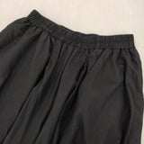 Dark Illuminate ダークイルミネート ワイド 裾プリーツ パンツ ブラック レディース【中古】6-0117G∞