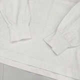 YLEVE OPEN END COTTON PIGMENT DYE PULL OVER 長袖Ｔシャツ カットソー ロンＴ 24SS ホワイト レディース イレーヴ【中古】6-0406M∞