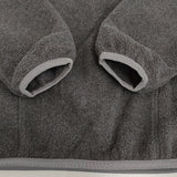 Sanca MILITARY FLEECE CREW TOP サイズ0 定価20490円 S24FSW10 フリース トップス 24AW チャコールグレー レディース サンカ【中古】5-1121T♪