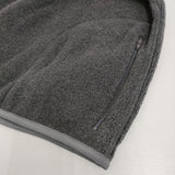 Sanca MILITARY FLEECE CREW TOP サイズ0 定価20490円 S24FSW10 フリース トップス 24AW チャコールグレー レディース サンカ【中古】5-1121T♪